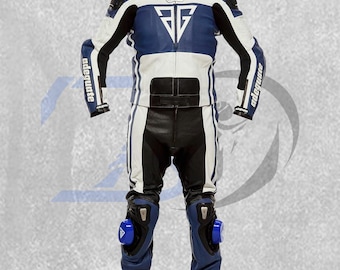 Ultimate Performance Leather Racing Suit – Adequate GP-X Series Motorcycle Biker Suit, CE Armor Track Gear