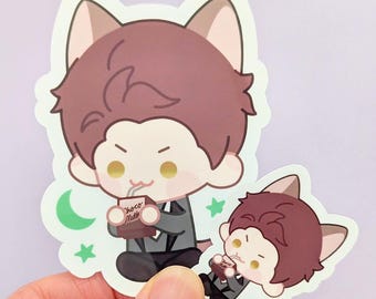Valko Kitty Butler Vinyl Sticker: Love and Deepspace