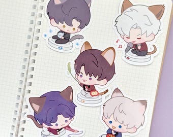 LADS Roomba Chibi Kitty Vinyl Sticker: Love and Deepspace