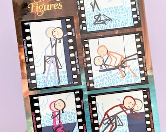 Love and Deepspace Lustful Stick Figures Vinyl Sticker Sheet