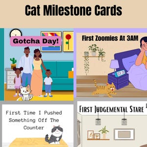 Cartes jalon chat