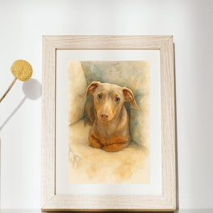Custom Watercolor Pet Portrait: Personalized Dog & Cat Art (Digital Download)