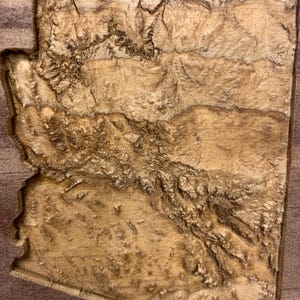 49 fichiers STL du relief topographique de l'État