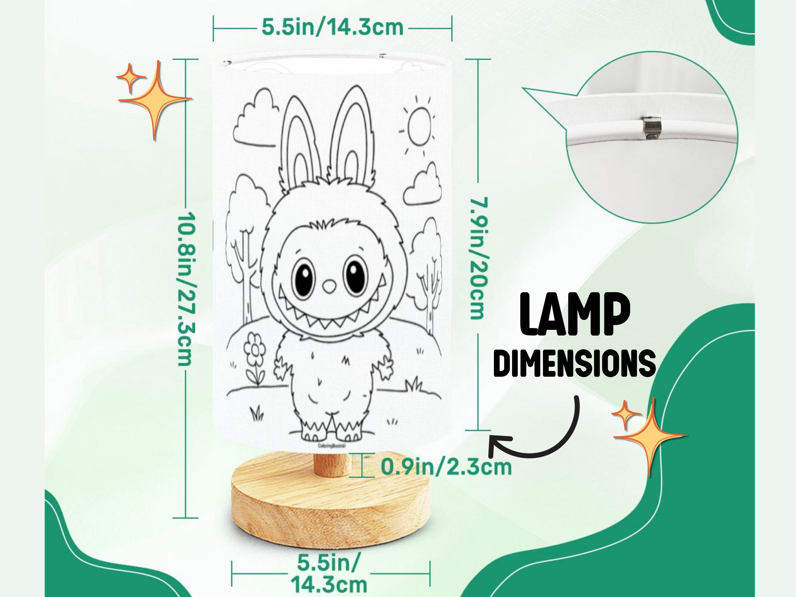 Sensority Labubu Labubu Coloring Lamp – Labubu Light for Kids | Cute Bedroom Decor ...