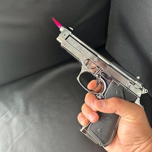 Accendino a butano retrò a forma di pistola, regalo personalizzato - Uomo - Donna
