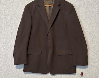 Chaqueta deportiva Jones New York para hombre, talla 42R, de pana marrón, con dos botones