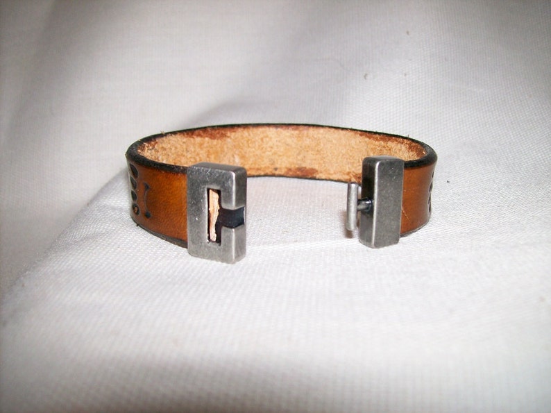 Paw Print Leather Bracelet image 4