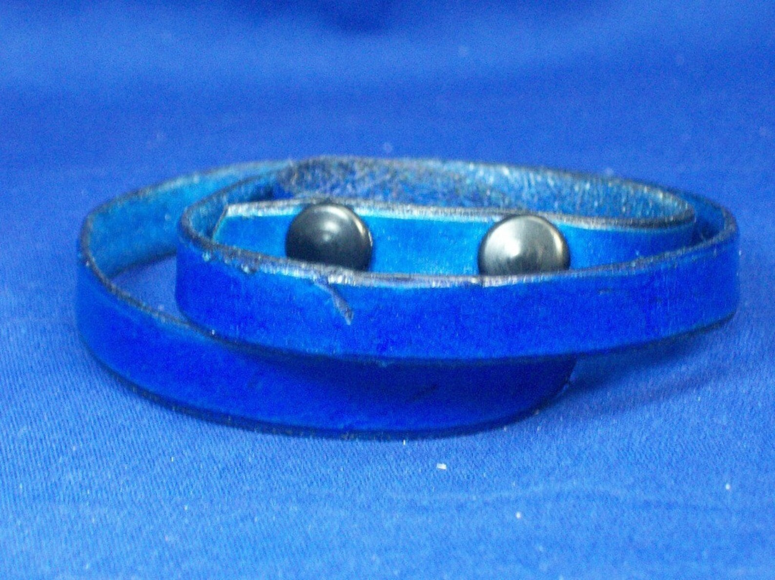 Leather Wrap Around Bracelet In Your Choice Of Color Wrist Etsy