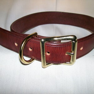1-1/2&quot; Wide Heavy Duty Leather Collar