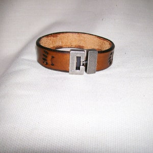Paw Print Leather Bracelet image 3