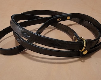 Leather Slip Lead Style Dog Leash