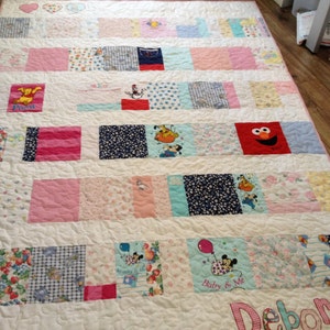 Baby Clothes Memory Quilt Blanket Deposit image 2