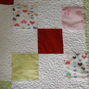 Memory Quilt made from baby clothes Deposit image 5