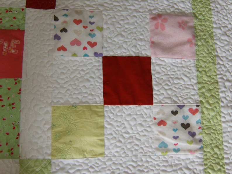 Memory Quilt made from baby clothes Deposit image 5