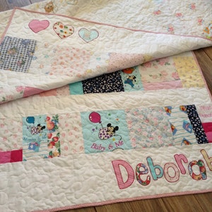 Baby Clothes Memory Quilt Blanket Deposit image 1