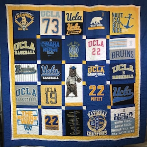 Custom Quilt made from T-shirt  - Deposit - FREE SHIPPING