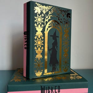 Wicked Special Edition Custom Book Rebind - Glinda and Elphaba covers image 2