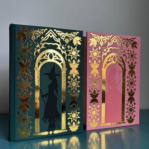 Wicked Special Edition Custom Book Rebind - Glinda and Elphaba covers image 4