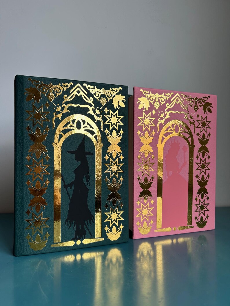 Wicked Special Edition Custom Book Rebind - Glinda and Elphaba covers image 4