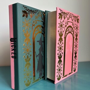 Wicked Special Edition Custom Book Rebind - Glinda and Elphaba covers image 5