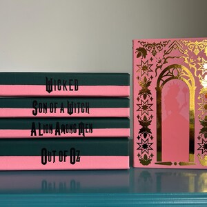 Wicked Special Edition Custom Book Rebind - Glinda and Elphaba covers image 7