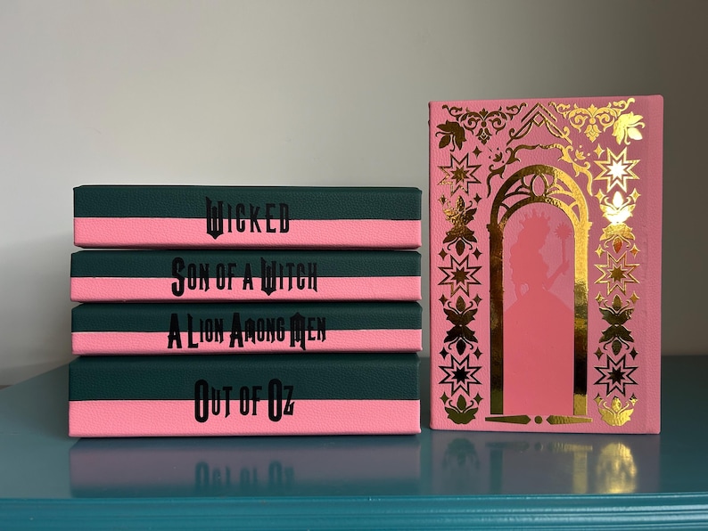 Wicked Special Edition Custom Book Rebind - Glinda and Elphaba covers image 7