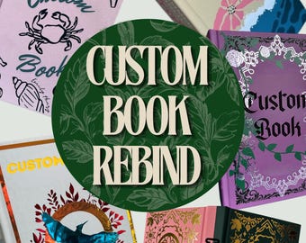 Reencuadernación de libros a medida: encargue su propia edición especial.