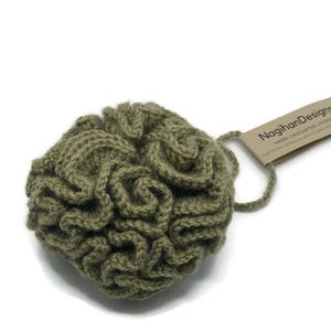 Crochet shower loofahs, shower puff