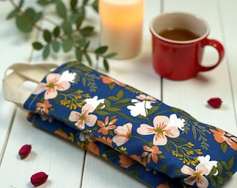 Floral Heated Neck Wrap: Lavender Aromatherapy, Relaxation Gift