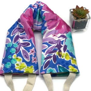 Floral Lavender Neck Wrap: 100% Cotton, Aromatherapy Relaxation Gift