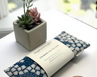 Unscented, Lavender or Eucalyptus Aromatherapy Eye Pillow: Spa Relaxation Mask, Stress Relief, Yoga Essentials