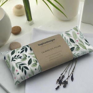 Lavender Aromatherapy Eye Pillow: 100 % Cotton, Washable Cover