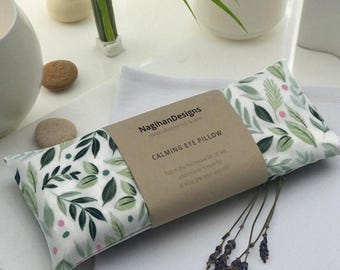 Lavender Aromatherapy Eye Pillow: 100 % Cotton, Washable Cover