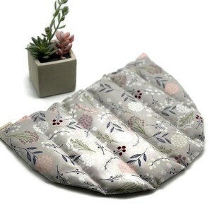 Rice and Flaxseed Large 13x9 Heating Pad for Period Cramps – Reusable Menstrual Pain Relief Pad for Back & Belly Hot Cold Therapy for Women
