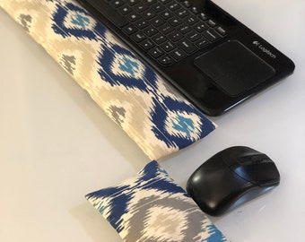 Office Desk Accessories, Keyboard Wrist Rest, Mouse Wrist Rest, Keyboard and Mouse Wrist Pad with Removable and Washable Cover, Gift for Her