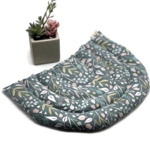 Reusable Menstrual Pain Relief Pad for Back & Belly Hot Cold Therapy for Women, Rice and Flaxseed Large 13x9 Heating Pad for Period Cramps