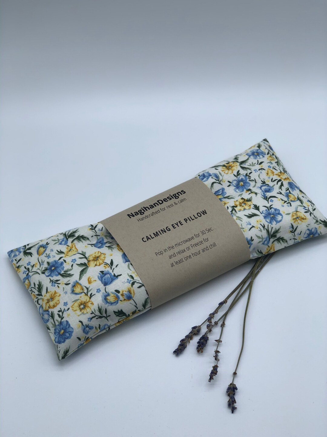 Lavender Flaxseed Eye Mask Eye Pillow With Washable and Etsy