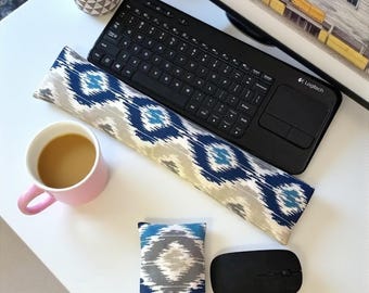 Flaxseed Keyboard and Mouse Wrist Rest Set with Washable Cover