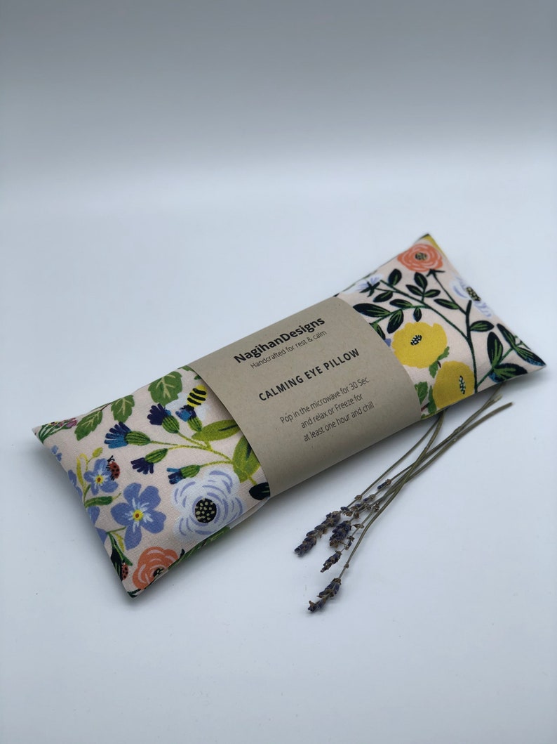 Weighted Flaxseed Lavender or Unscented Eye Pillow Relaxation Etsy