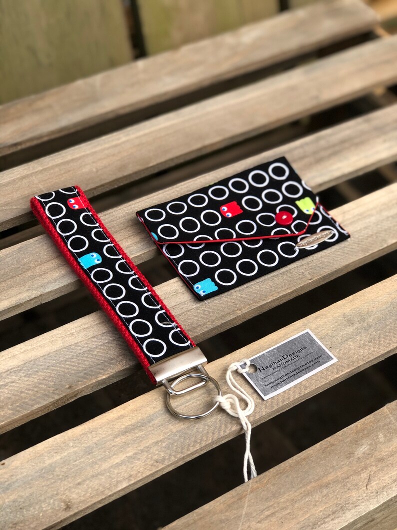 Business Card Case and Key Fob Key Chain Set Etsy