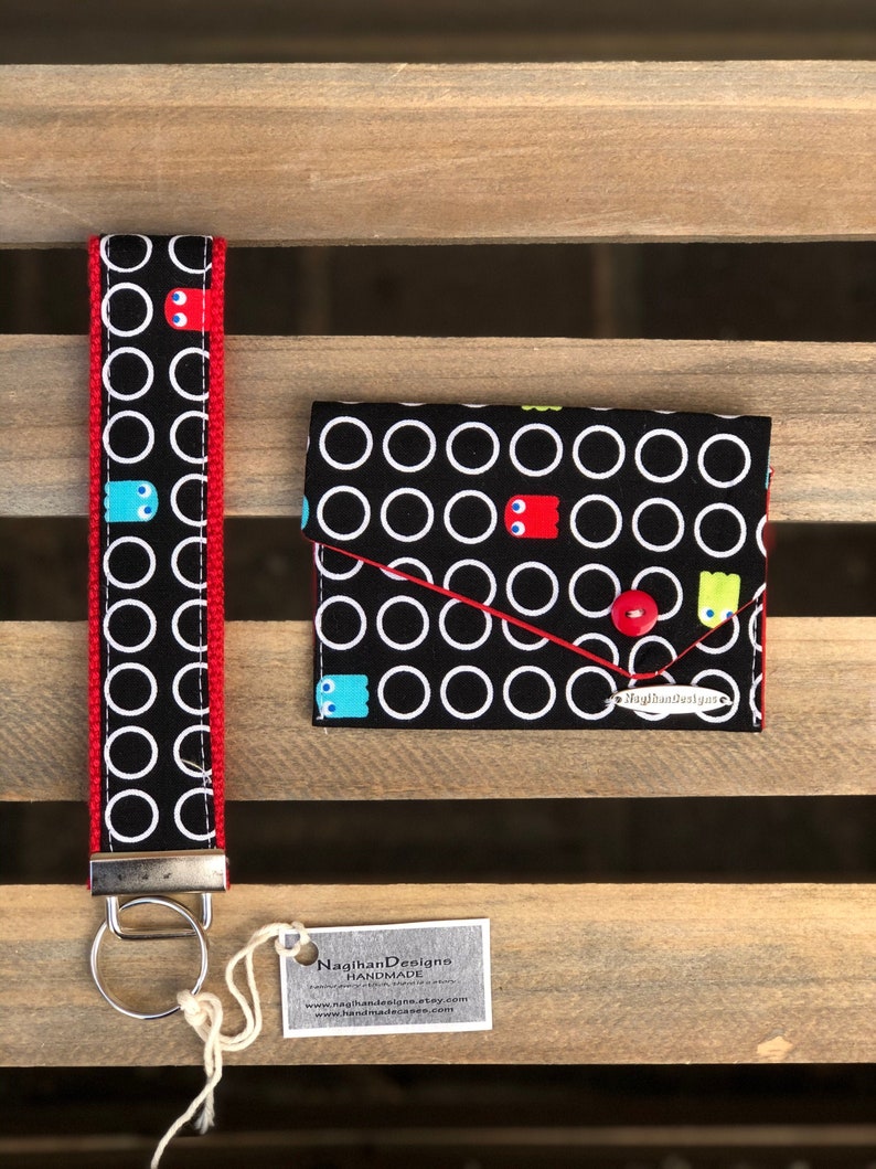 Business Card Case and Key Fob key Chain Set Etsy