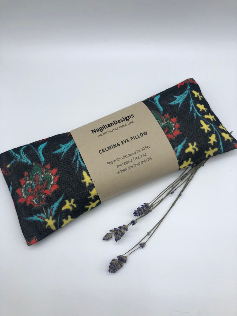 Weighted Eye Pillow Lavender Unscented Relaxation Etsy