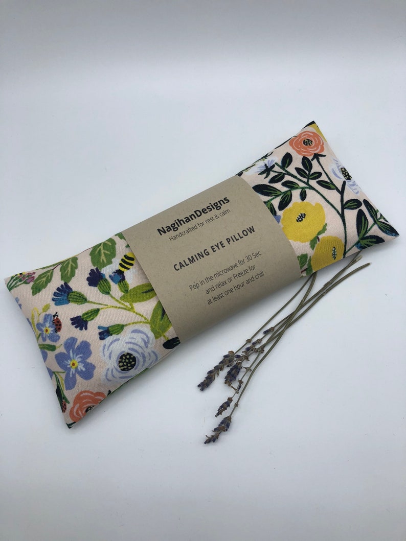 Weighted Flaxseed Lavender or Unscented Eye Pillow Relaxation Etsy