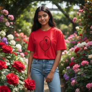 Our Lady Rosary T-Shirt – Catholic Marian Tee