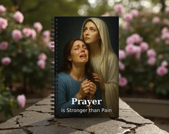 Catholic Prayer Notebook — Journal with Lined Sheets for Adoration, Reflection, and Healing