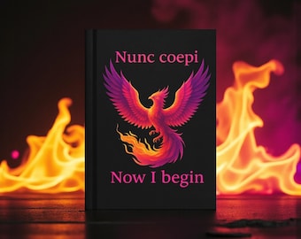 Nunc Coepi Phoenix Journal – Made in USA – Catholic Notebook of Renewal and Prayerful Hope