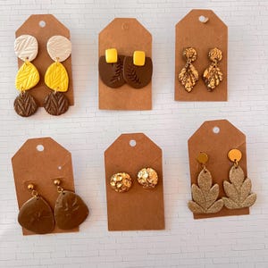 Pendientes, arcilla polimérica, colgantes, joyas, regalos, hecho a mano