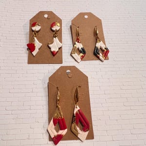 Pendientes, arcilla polimérica, colgantes, joyas, regalos, hecho a mano
