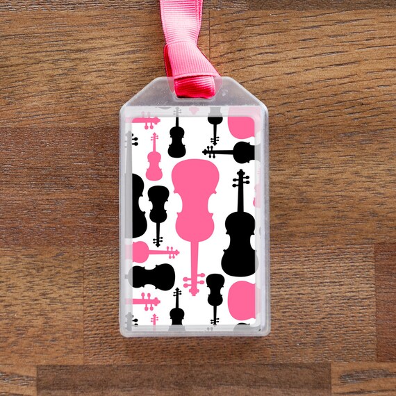 Violin Instrument Case ID Tag or Luggage Tag for Musicians Etsy