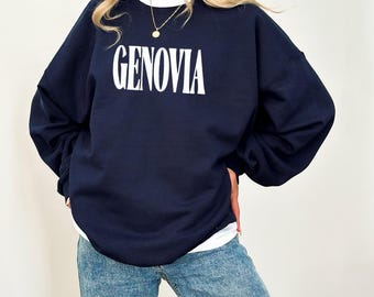 Embroidered Genovia Crewneck | Princess Diaries Sweatshirt